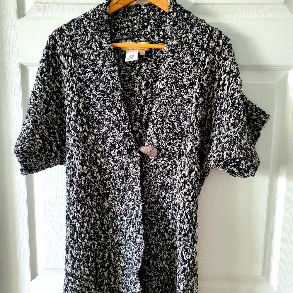 Norm Thompson stylish over sweater, size S